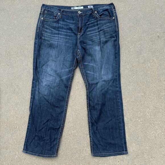 Buckle BKE Seth 44L Straight Leg Men's Blue Jeans 
Style ABM1744 - Picture 2 of 8